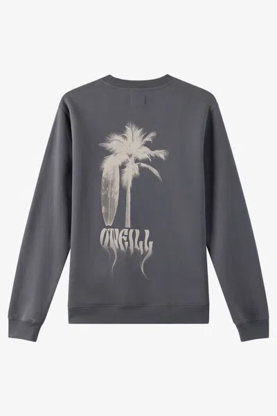 O'neill Men's Shadow Classic Crew Neck Fleece In Gray