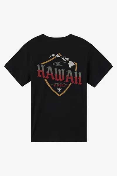 O'neill Men's Shield Hawaii Classic T-shirt In Black