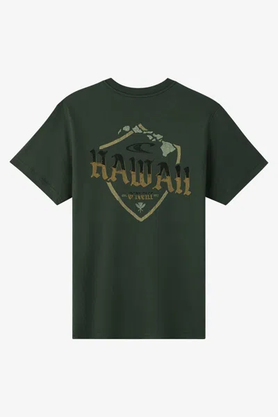 O'neill Men's Shield Hawaii Classic T-shirt In Green