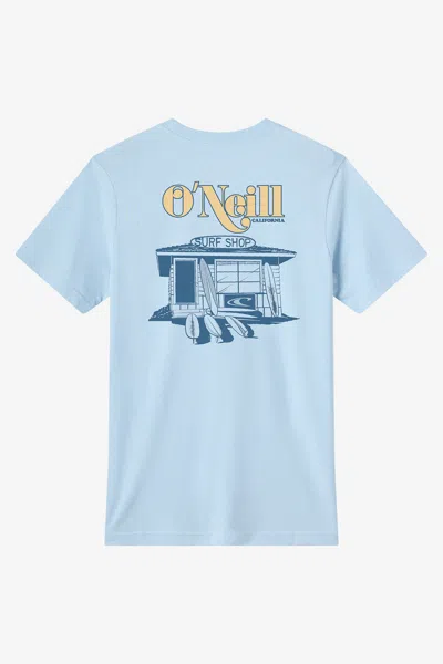 O'neill Men's Shop Classic T-shirt In Sky Blue Heather