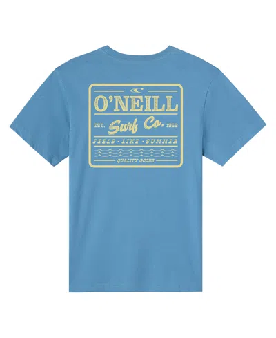 O'neill Men's Short-sleeve Pull-on T-shirt In Blue