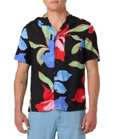 O'neill Men's Short-sleeve Woven Camp Collar Shirt In Multi