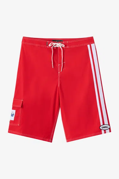 O'neill Men's Sideswipe 22" Board Shorts In Red