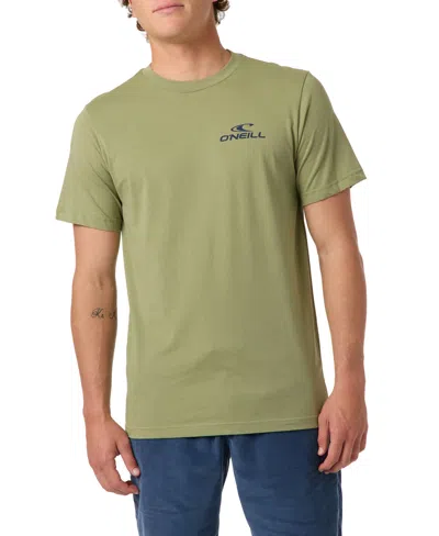 O'neill Men's Standard-fit Short-sleeve T-shirt In Green