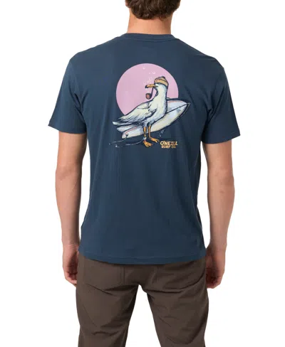 O'neill Men's Steven Seagull T-shirt In Blue