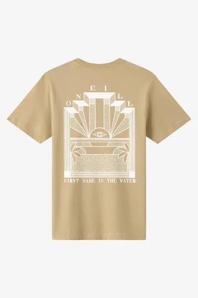 O'neill Men's Sun Eye Classic T-shirt In Neutral