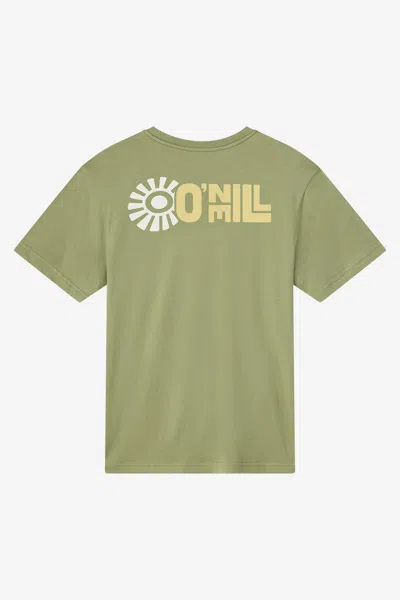 O'neill Men's Sun Stack Classic T-shirt In Green