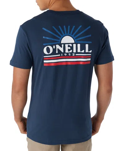 O'neill Men's Sun Supply Standard Fit T-shirt In Navy