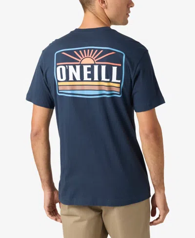 O'neill Men's Sun Supply Tee In New Navy