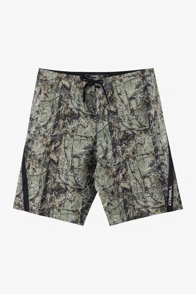 O'neill Men's Superfreak 20" Board Shorts In Green