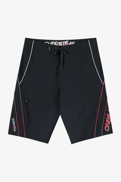 O'neill Men's Superfreak Re-issue Y2k 22" Board Shorts In Black