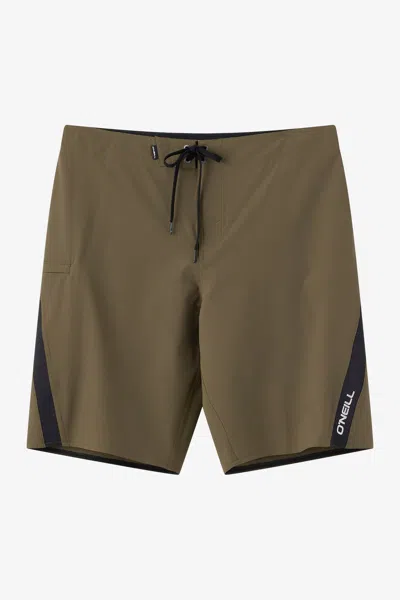 O'neill Men's Superfreak Solid 21" Board Shorts In Brown