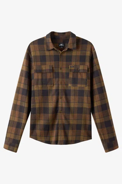 O'neill Men's Sutton Flannel Long Sleeve Shirt In Multi