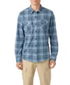 O'neill Men's Sutton Knit Plaid Shirt In Blue