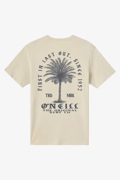 O'neill Men's Tag Line Classic T-shirt In Neutral