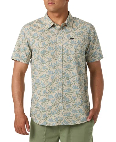 O'neill Terrace Print Short Sleeve Button-up Shirt In Multi