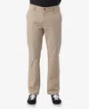 O'neill Transporter Flat Front Stretch Cotton Chinos In Khaki