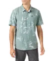O'neill Trvlr Upf Traverse Floral Short Sleeve Performance Button-up Shirt In Green