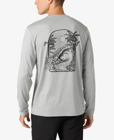 O'neill Men's Traveler Upf Long Sleeve T-shirt In Heather Gray
