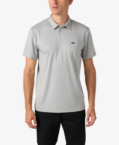 O'neill Men's Traveler Upf Short Sleeve Polo Shirt In Heather Gray