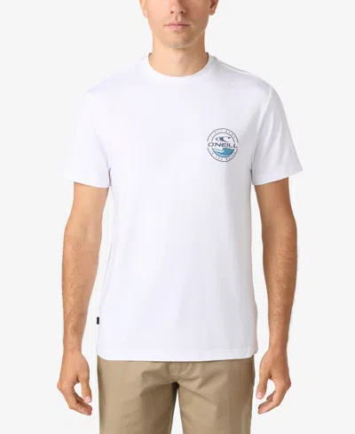 O'neill Men's Traveler Upf Short Sleeve T-shirt In White