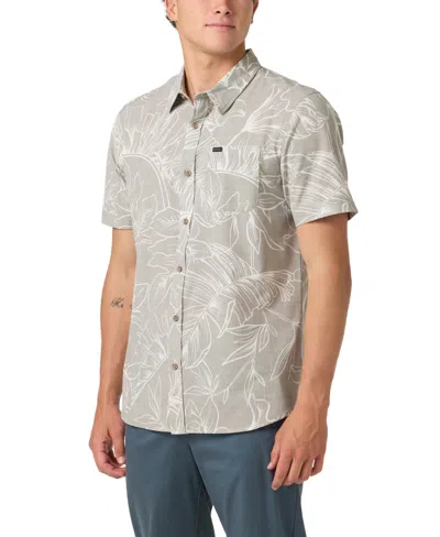 O'neill Men's Traveler Upf Traverse Short Sleeve Shirt In Neutral
