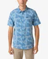 O'neill Men's Traveler Upf Traverse Short Sleeve Shirt In Indigo
