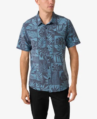 O'neill Men's Traveler Upf Traverse Short Sleeve Shirt In Navy