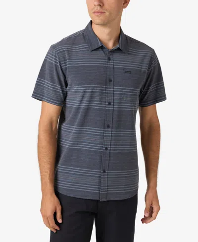 O'neill Men's Traveler Upf Traverse Short Sleeve Standard Shirt In Gray