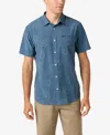 O'neill Men's Traveler Upf Traverse Short Sleeve Standard Shirt In Midnight Navy