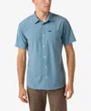 O'neill Men's Traveler Upf Traverse Short Sleeve Standard Shirt In Trooper