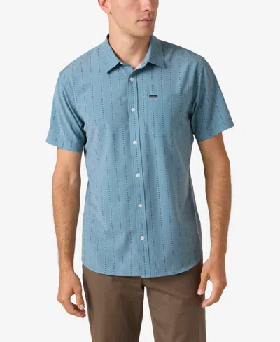 O'neill Men's Traveler Upf Traverse Short Sleeve Standard Shirt In Trooper