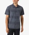 O'neill Trvlr Upf Stripe Standard Shirt In Black In Black