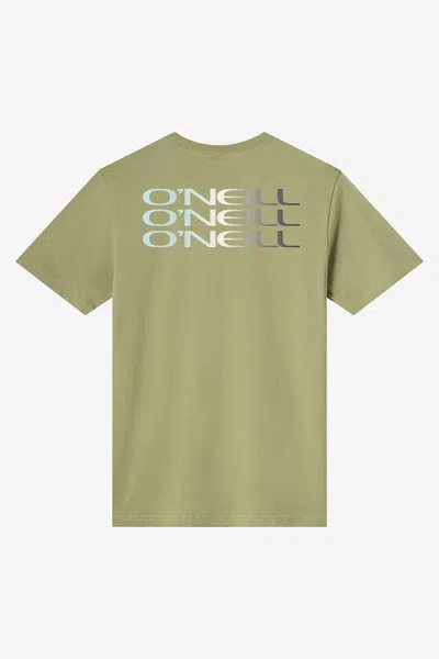 O'neill Men's Triple Stack Classic T-shirt In Green