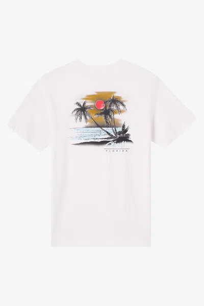 O'neill Men's Tropics Florida Classic T-shirt In White