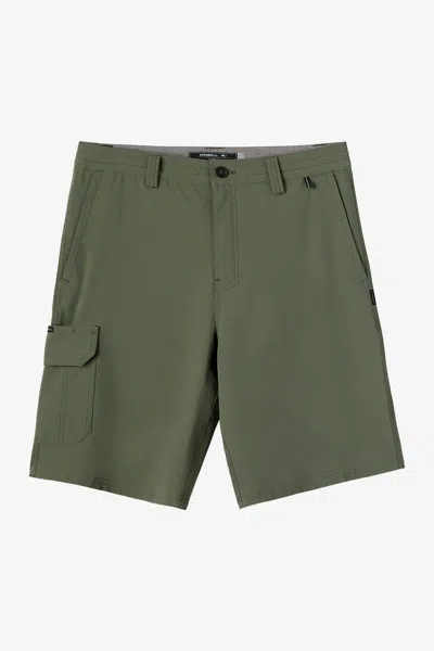 O'neill Men's Trvlr 20" Cargo Hybrid Shorts In Green