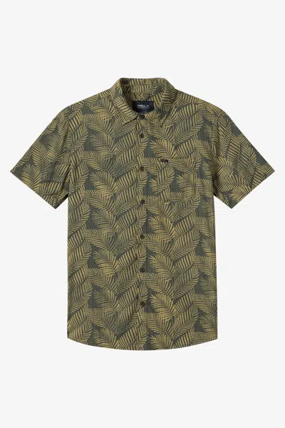 O'neill Men's Trvlr Perforated Printed Standard Fit Shirt In Multi