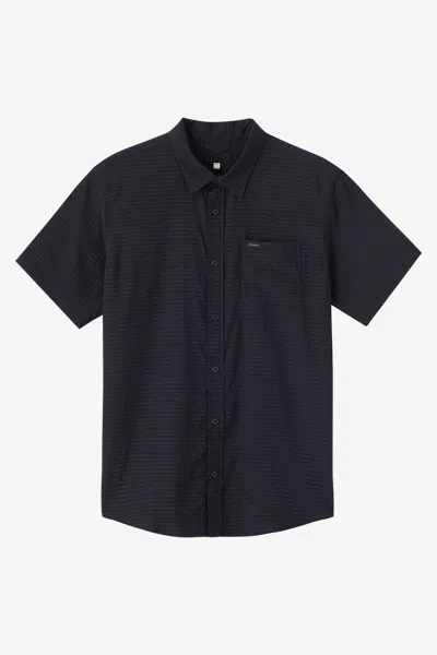 O'neill Men's Trvlr Perforated Standard Fit Shirt In Black
