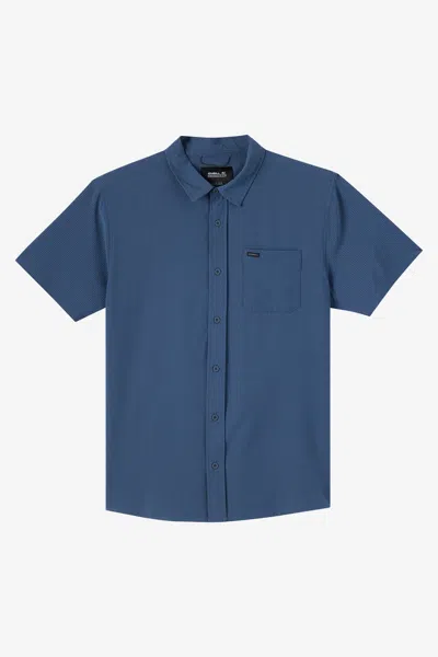 O'neill Men's Trvlr Perforated Standard Fit Shirt In Blue