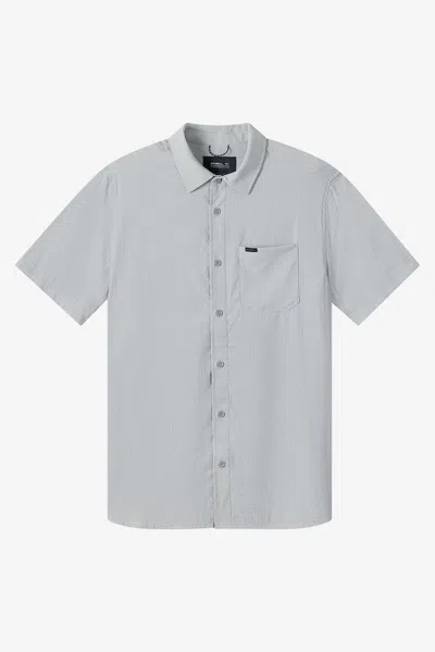 O'neill Men's Trvlr Perforated Standard Fit Shirt In Gray