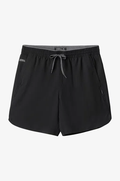 O'neill Men's Trvlr Tech Lined 17" Hybrid Shorts In Black