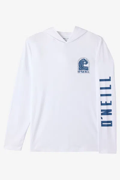O'neill Men's Trvlr Upf Hooded Long Sleeve Shirt In Multi