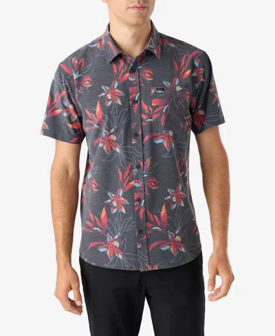O'neill Men's Trvlr Upf Traverse Short Sleeve Standard Shirt In Black 4