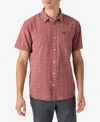 O'neill Men's Trvlr Upf Traverse Short Sleeve Standard Shirt In Mahogany