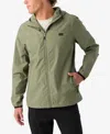 O'neill Men's Traveler Windbreaker Stretch Jacket In Deep Lichen Green