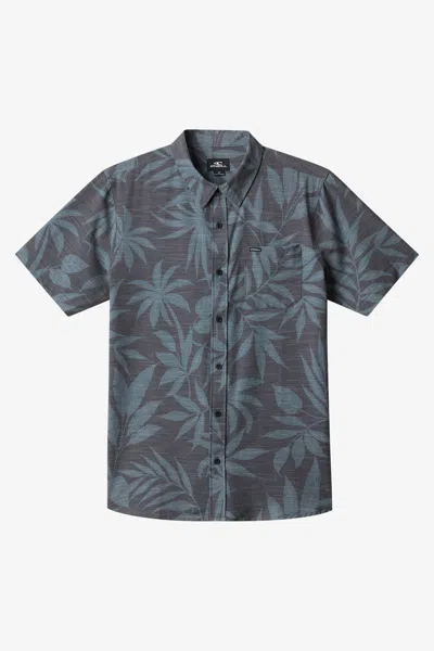 O'neill Men's Upf Slub Relaxed Fit Shirt In Black