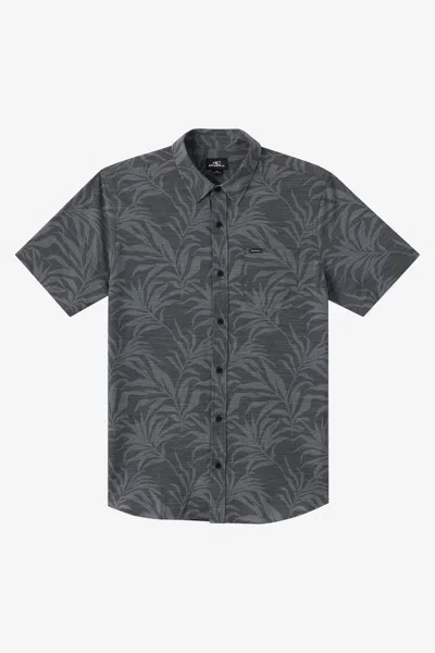 O'neill Men's Upf Slub Relaxed Fit Shirt In Gray