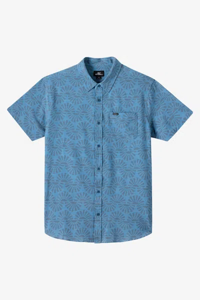 O'neill Men's Upf Slub Standard Fit Shirt In Blue