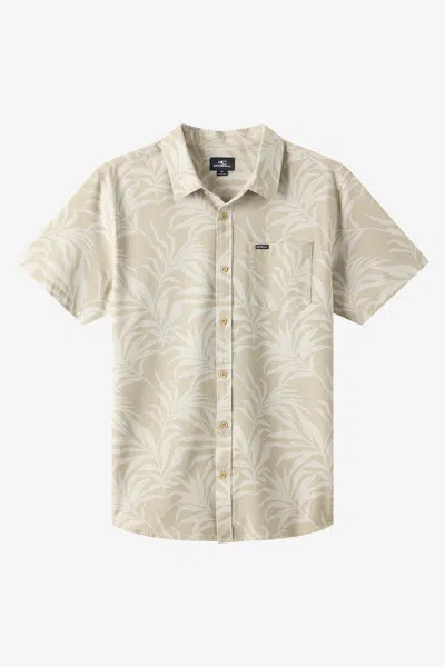 O'neill Men's Upf Slub Standard Fit Shirt In Brown