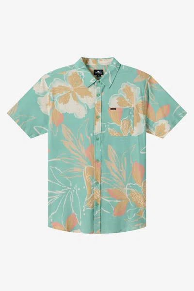 O'neill Men's Upf Slub Standard Fit Shirt In Green
